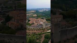 Monteriggioni italy tuscany monteriggioni chianti siena fortress history toscana gladiator [upl. by Sabas]