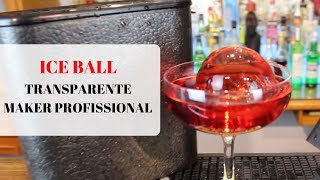 Como Fazer Gelo Transparente Esfera Ice Ball Maker Profissional [upl. by Jesselyn107]