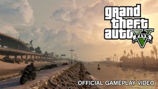 Grand Theft Auto V Official Gameplay Video [upl. by Llehcram]