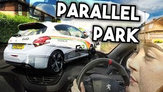 Driving Lesson Teaching Parallel Parking  UK practical driving test [upl. by Thornton316]