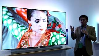 Philips Flagship 9 Series 973 is Worlds 1st 65in Ambilight OLED TV [upl. by Asin]