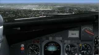 Boeing 707 extremely modified approach into Atlanta FSX [upl. by Sarkaria]