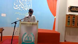 Nabi Ka Lab Per Jo Zikr  Huzaifa Ur Rehman  Class 10th  Defence Day [upl. by Avle]