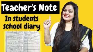 how to write teacher diary in school englishschool teacher diary pdfशिक्षक डायरी कैसे लिखे [upl. by Eentirb752]