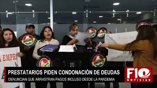 Piden condonación de intereses en sus deudas que arrastran desde la pandemia [upl. by Ahcarb]