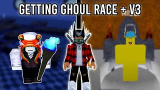 Getting Ghoul Race  V3  Blox Fruits [upl. by Ariaz]