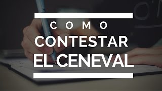 Como Contestar el CENEVAL Curso Online [upl. by Ennej]