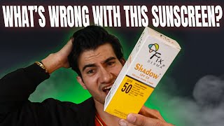 Whats Wrong With Fix derma Shadow Sunscreen SPF 50 Silicone Matte [upl. by Ayotyal]