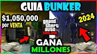 GUIA COMPLETA del BUNKER en GTA 5 Online 2024  Como GANAR MILLONES con el Búnker en GTA Online [upl. by Annahvas]