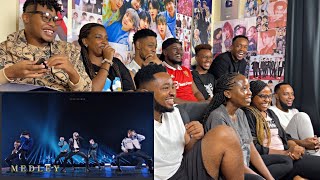 Africans react to BTS  MEDLEY LIVE PERFORMANCE for the First time [upl. by Walston]