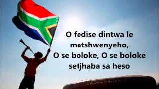 Nkosi Sikelel iAfrika south african national anthem with lyrics  Inno nazionale sudafricano [upl. by Teirtza]