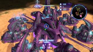 HALO WARS PROPHET STRATEGY 1V1 [upl. by Aremmat]