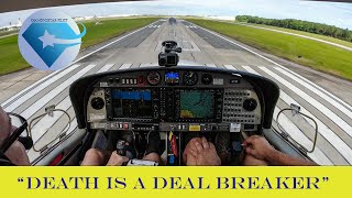 Private Pilot Flight Review Diamond DA40 [upl. by Ronica]