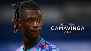 Eduardo Camavinga 2024 ● Dribbling Skills amp Passes Tackles 2324 ᴴᴰ [upl. by Anelej789]