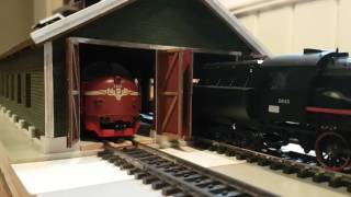 Type 63A backs into engine shed [upl. by Marris641]