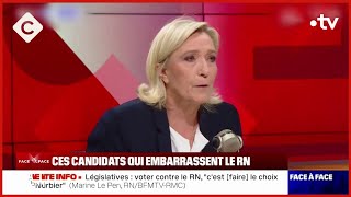 Prise d’otage propos racistes  d’encombrants candidats RN  La Story  C à Vous 02072024 [upl. by Llenrac627]