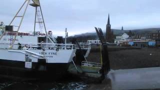 MV Loch Fyne arriving in Largs while covering for Loch Shira [upl. by Dnaloy]