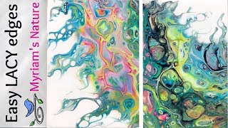 29 Tons of CELLS and a TECHNIQUE for LACING  DIMETHICONE in fluid acrylic painting  NO torch [upl. by Arev]