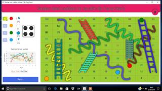 Snake And Ladder Game Using Java FX [upl. by Publias]