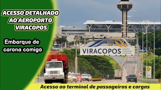 AEROPORTO VIRACOPOS acesso detalhado área de embarque e desembarque terminal de passageiros 07 [upl. by Charlene]