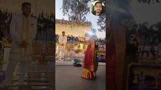 नवरीचा एन्ट्री डान्स wedding bride entrydance trending shortsfeed viral [upl. by Kcirdlek]