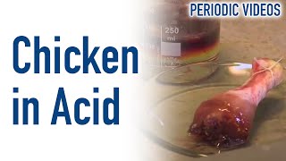 Chicken in Acid Conclusion  Periodic Table of Videos [upl. by Arbed]