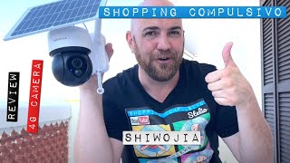 👨🏻‍⚕review 🥇SHIWOJIA 📹 telecamera 4G con PannelloSolare 5W e batteria 12000mAh 😍😍 amazon [upl. by Elatsyrc]