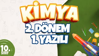 10 Sınıf 2 Dönem 1 Yazılı Hazırlık  Kimya [upl. by Pierson]