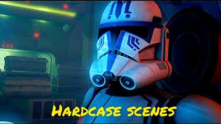 All clone trooper Hardcase scenes  The Clone Wars [upl. by Aikar188]