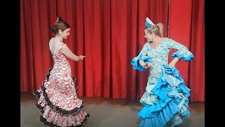 SEVILLANA DE FERIA y CUENTO INFANTIL Curso de Sevillanas con Susana [upl. by Shoshana829]