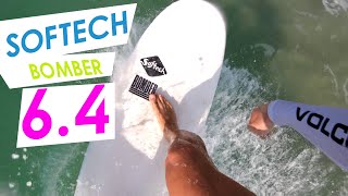 Surfing Softech Bomber 64 small wave in Israel [upl. by Arama]