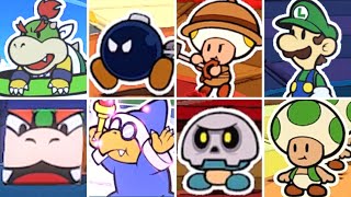 Paper Mario The Origami King  All Partners in Battle  Secret Partners [upl. by Sanders]