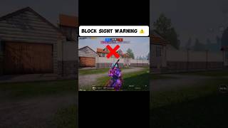 Pubg Secret Block Sight Tricks ✅☠️ New TDM Trick ✅ pubg bgmi shorts pubgshorts ytshorts [upl. by Gnap54]