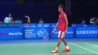 Celcom Axiata Malaysia Open 2016  Badminton SF M5MS  Jan O Jorgensen vs Lee Chong Wei [upl. by Bowerman818]