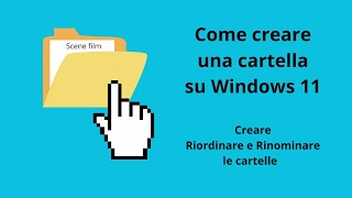 Tutorial  Come creare una cartella su Windows 11 [upl. by Nauqed]