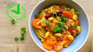 MINESTRONE I italienische Gemüsesuppe I vegetarisch I Karin Knorr Ernährungstraining [upl. by Yelsel]