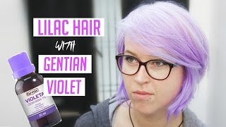 MAKE YOUR OWN LILAC HAIR DYE COLOUR AT HOME SUPER EASY [upl. by Kalinda]