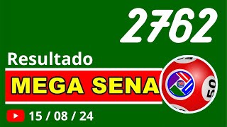 Megasena 2762  Resultado da Mega Sena de hoje Concurso 2762 [upl. by Naharba15]