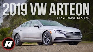 2019 Volkswagen Arteon Review Stylish sedan familiar formula [upl. by Doomham]