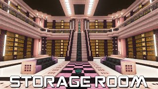 How To Build A CHERRY WOOD STORAGE ROOM In Minecraft TUTORIAL [upl. by Akinehs]