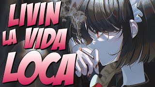 Nightcore  Autumn Kings  Livin La Vida Loca Rock VersionLyrics [upl. by Leffen]