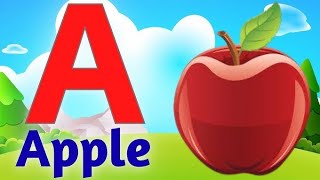 A for apple 🍎 B for ball 🏀 alphabet for kids  learn abc song  abcd alphabet [upl. by Gae578]