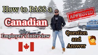 CANADIAN INTERVIEW  Tips and Ideas🇨🇦🇨🇦🇨🇦 buhaycanada ofwcanada [upl. by Nywles]