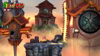 Donkey Kong Country Tropical Freeze  Wing Ding 26 100 Walk Through [upl. by Haletta9]