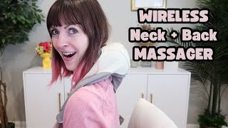 Nobineck SereniFlex Wireless Neck  Back Massager  Demo Review  Discount [upl. by Esina]