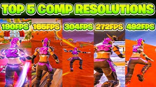 Best 5 Stretched Resolutions in Fortnite Season 3 INSANE FPS BOOST [upl. by Nesilla]