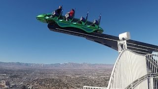 This Terrifying Roller Coaster Goes Off The Side Of A Building [upl. by Mosley]