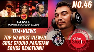 46 Faasle KaavishampQuratulain Top50MostViewedCokeStudioPakistan Songs Reactionvideo at 8PMEveryday [upl. by Grissom914]