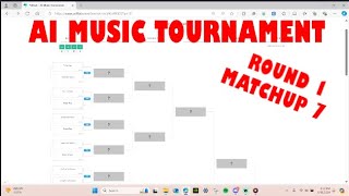 Round 1 Matchup 7  AI Music Viewer Voted Tournament [upl. by Seligmann]