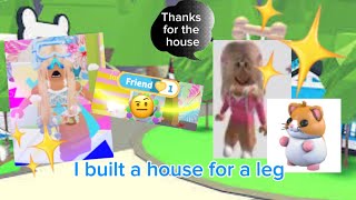 I built a preppy house for a legendarypreppy ytstarlightplayz ✨✨🌴🐚🥺🍡 [upl. by Cris]